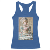 Satirical Funny History Jokes Racerback Tank Top Let Them Eat Cake Marie Antoinette Queen of France