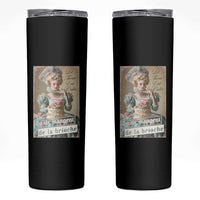 Satirical Funny History Jokes Skinny Tumbler Let Them Eat Cake Marie Antoinette Queen of France