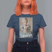 Satirical Funny History Jokes T Shirt For Women Let Them Eat Cake Marie Antoinette Queen of France