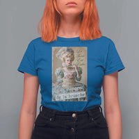 Satirical Funny History Jokes T Shirt For Women Let Them Eat Cake Marie Antoinette Queen of France
