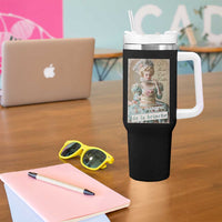 Satirical Funny History Jokes Tumbler With Handle Let Them Eat Cake Marie Antoinette Queen of France