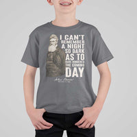 John Brown T Shirt For Kid I Cannot Remember A Night So Dark As To Have Hindered The Coming Day