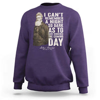 John Brown Sweatshirt I Cannot Remember A Night So Dark As To Have Hindered The Coming Day