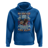 American Patriotism Hoodie Proudly Politically Incorrect God Bless America Support Troops