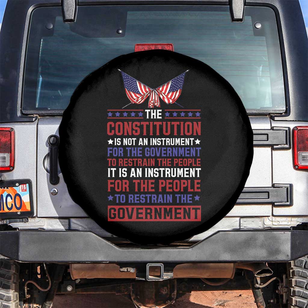 American Patriotism Spare Tire Cover The Constitution Is An Instrument