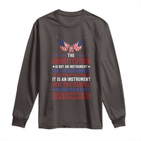 American Patriotism Long Sleeve Shirt The Constitution Is An Instrument