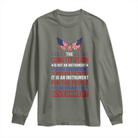 American Patriotism Long Sleeve Shirt The Constitution Is An Instrument