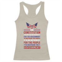 American Patriotism Racerback Tank Top The Constitution Is An Instrument