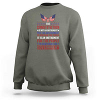 American Patriotism Sweatshirt The Constitution Is An Instrument