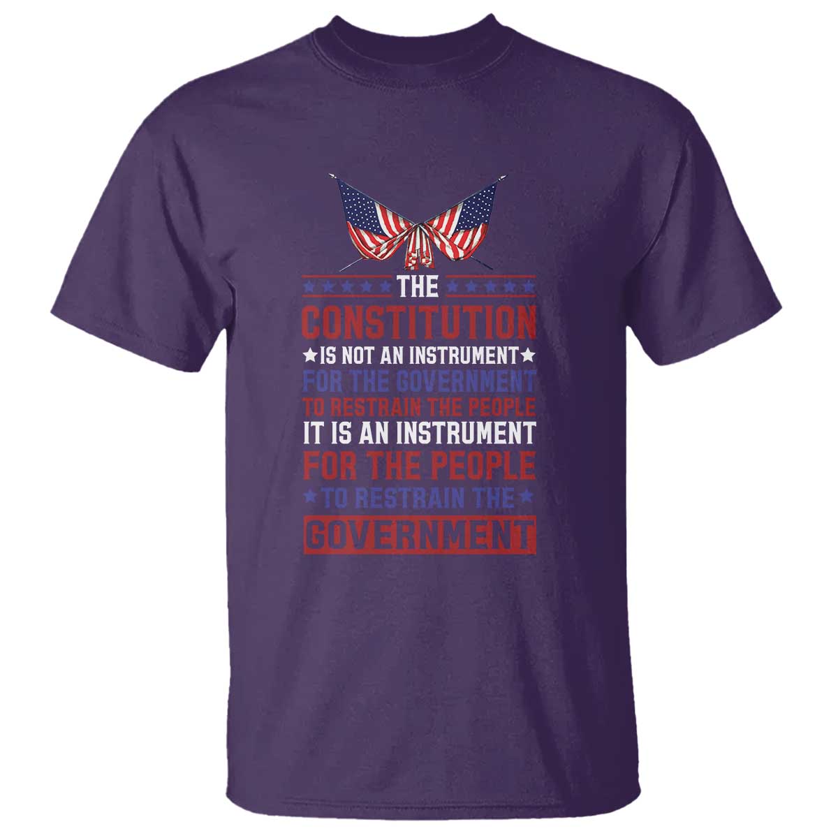 American Patriotism T Shirt The Constitution Is An Instrument