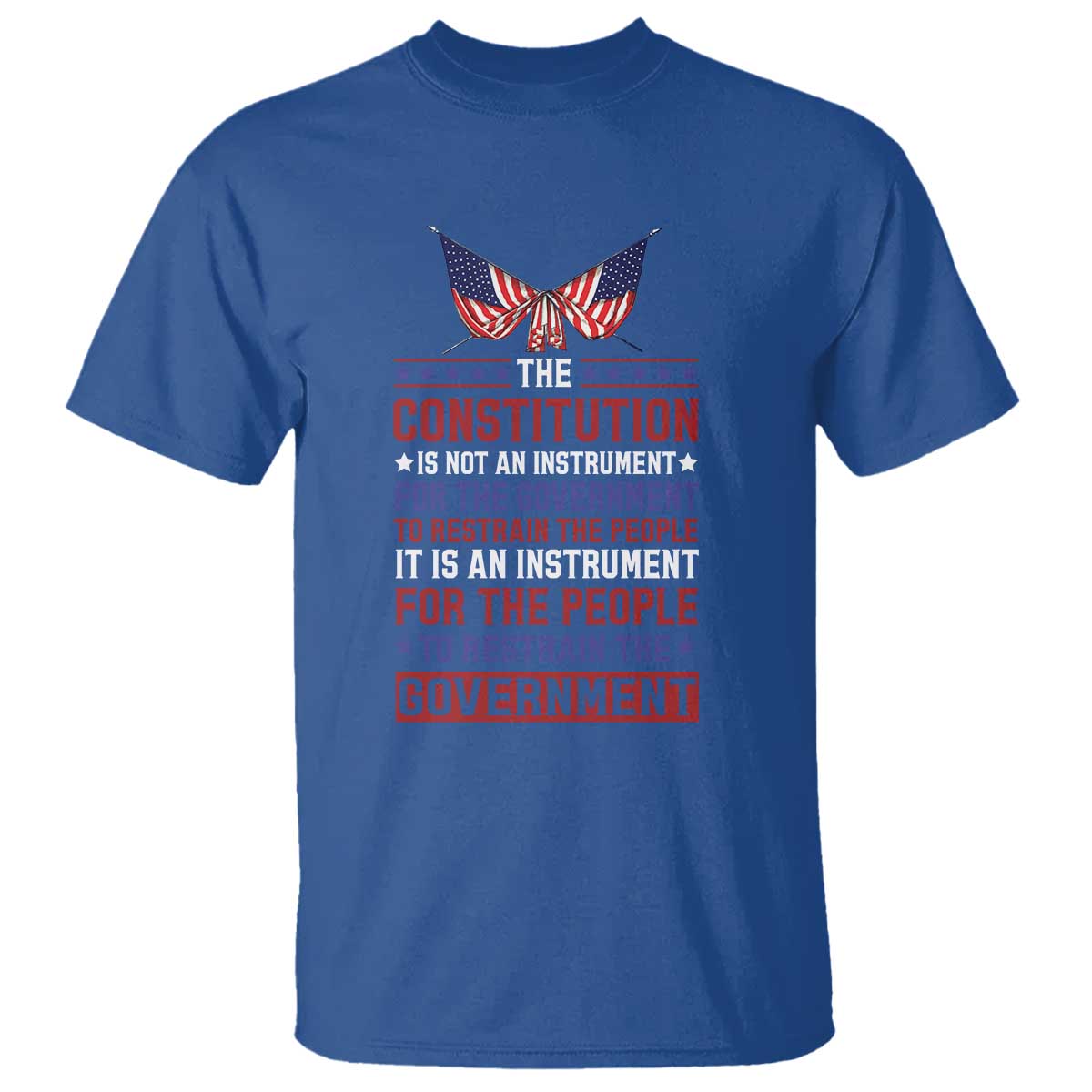 American Patriotism T Shirt The Constitution Is An Instrument