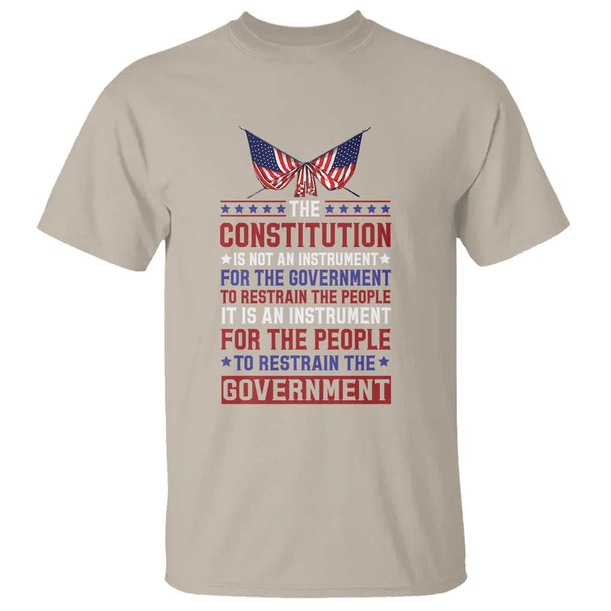 American Patriotism T Shirt The Constitution Is An Instrument