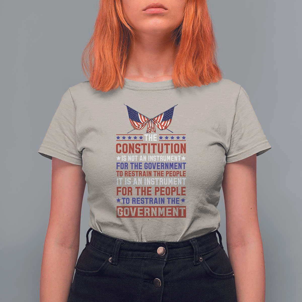 American Patriotism T Shirt For Women The Constitution Is An Instrument