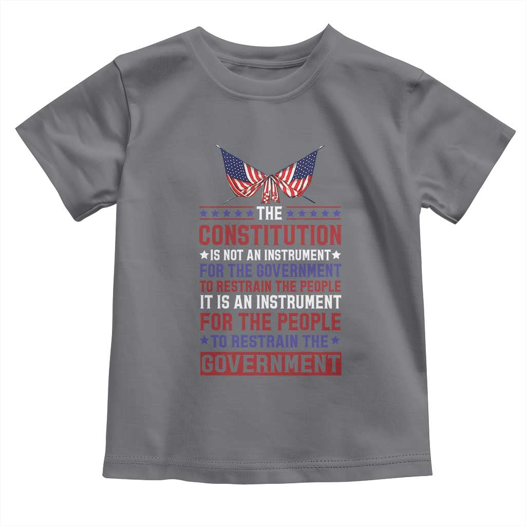 American Patriotism Toddler T Shirt The Constitution Is An Instrument