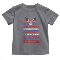 American Patriotism Toddler T Shirt The Constitution Is An Instrument