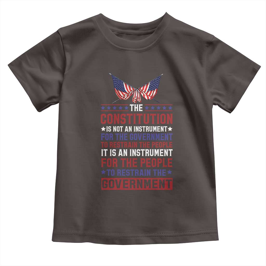 American Patriotism Toddler T Shirt The Constitution Is An Instrument