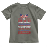American Patriotism Toddler T Shirt The Constitution Is An Instrument