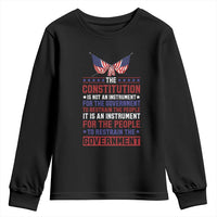 American Patriotism Youth Sweatshirt The Constitution Is An Instrument