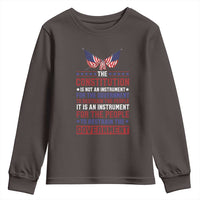 American Patriotism Youth Sweatshirt The Constitution Is An Instrument