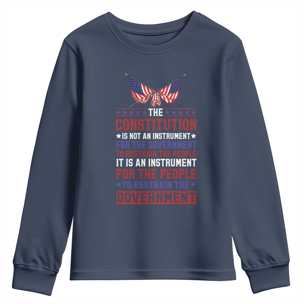 American Patriotism Youth Sweatshirt The Constitution Is An Instrument