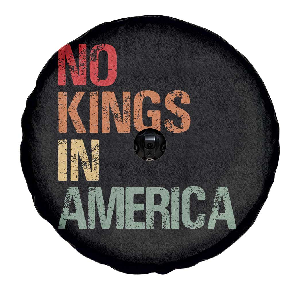 Retro No Kings in America Spare Tire Cover