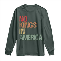 Retro No Kings in America Long Sleeve Shirt