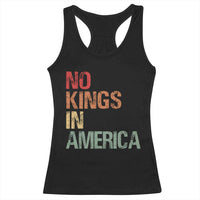 Retro No Kings in America Racerback Tank Top
