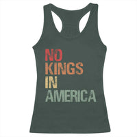 Retro No Kings in America Racerback Tank Top