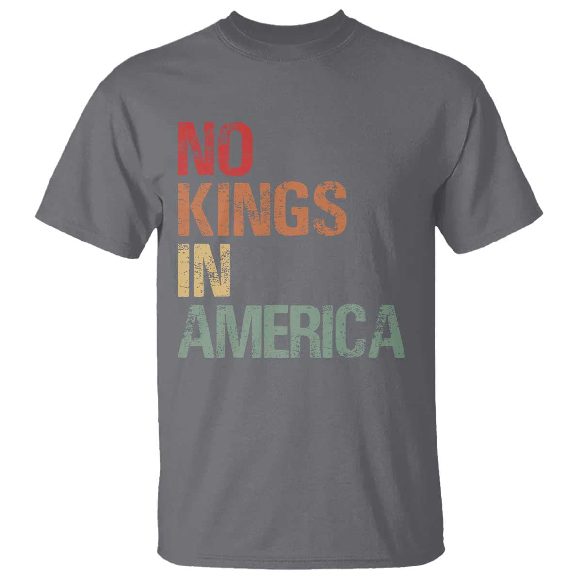 Retro No Kings in America T Shirt