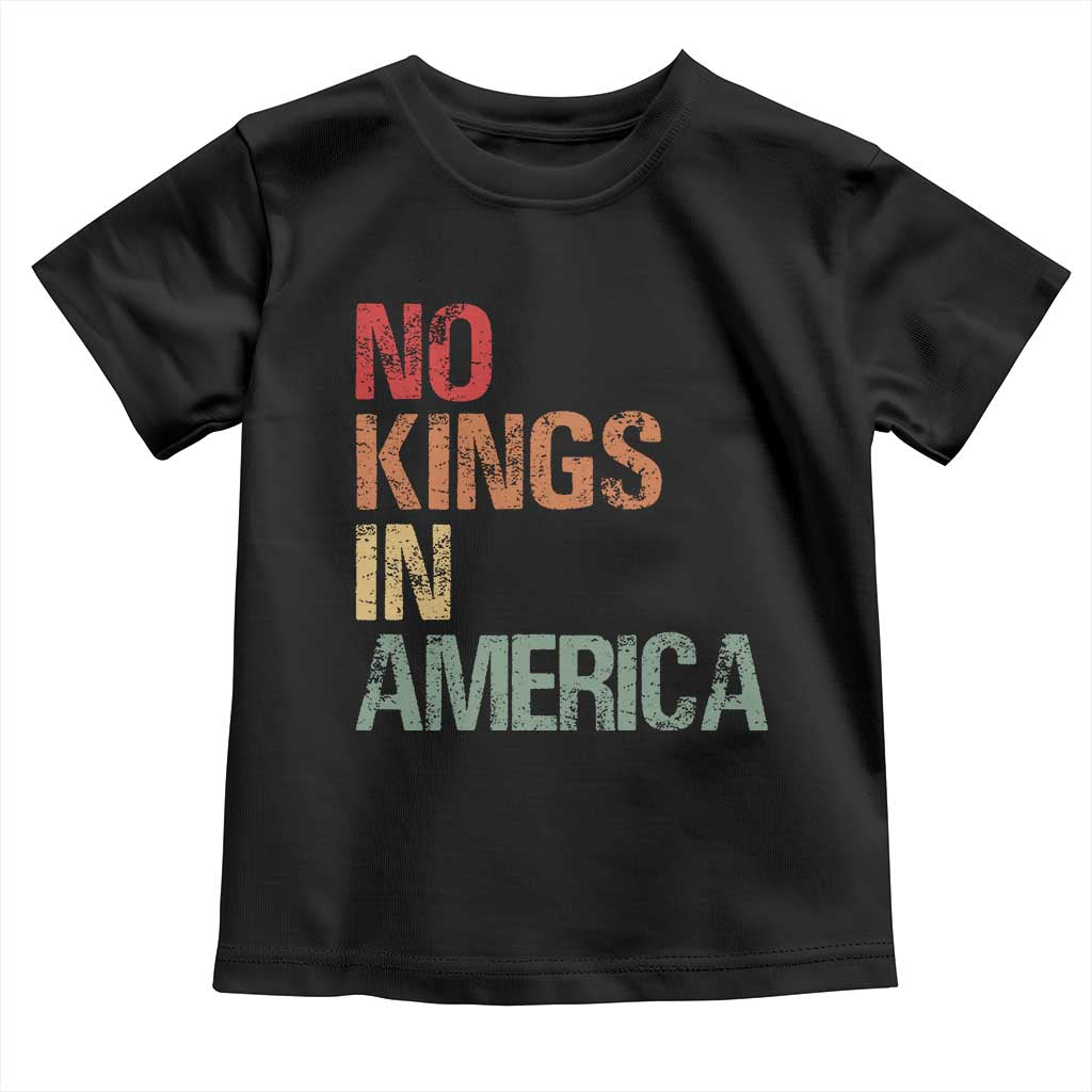 Retro No Kings in America Toddler T Shirt