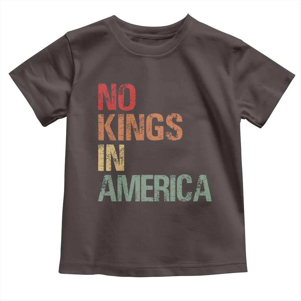 Retro No Kings in America Toddler T Shirt