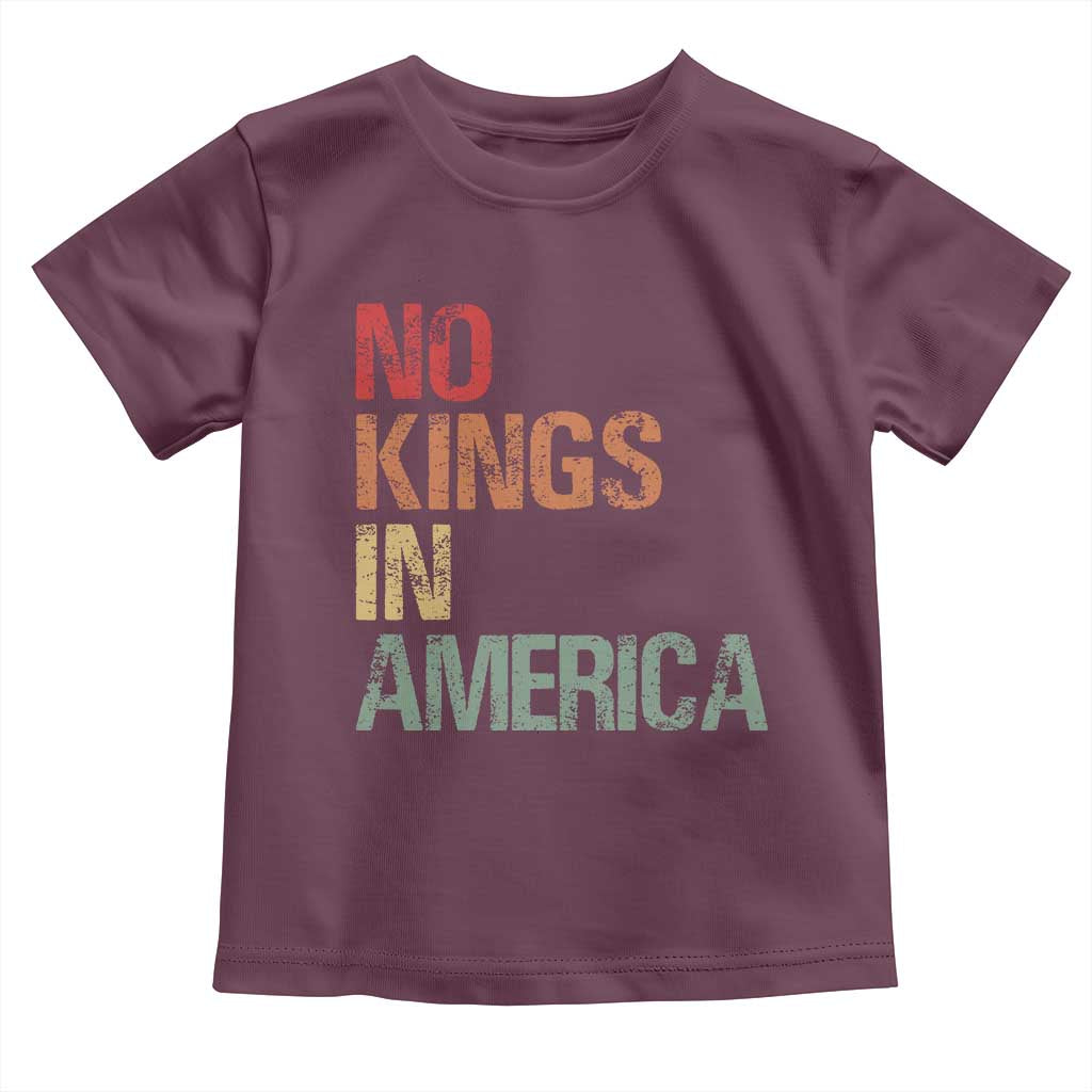 Retro No Kings in America Toddler T Shirt