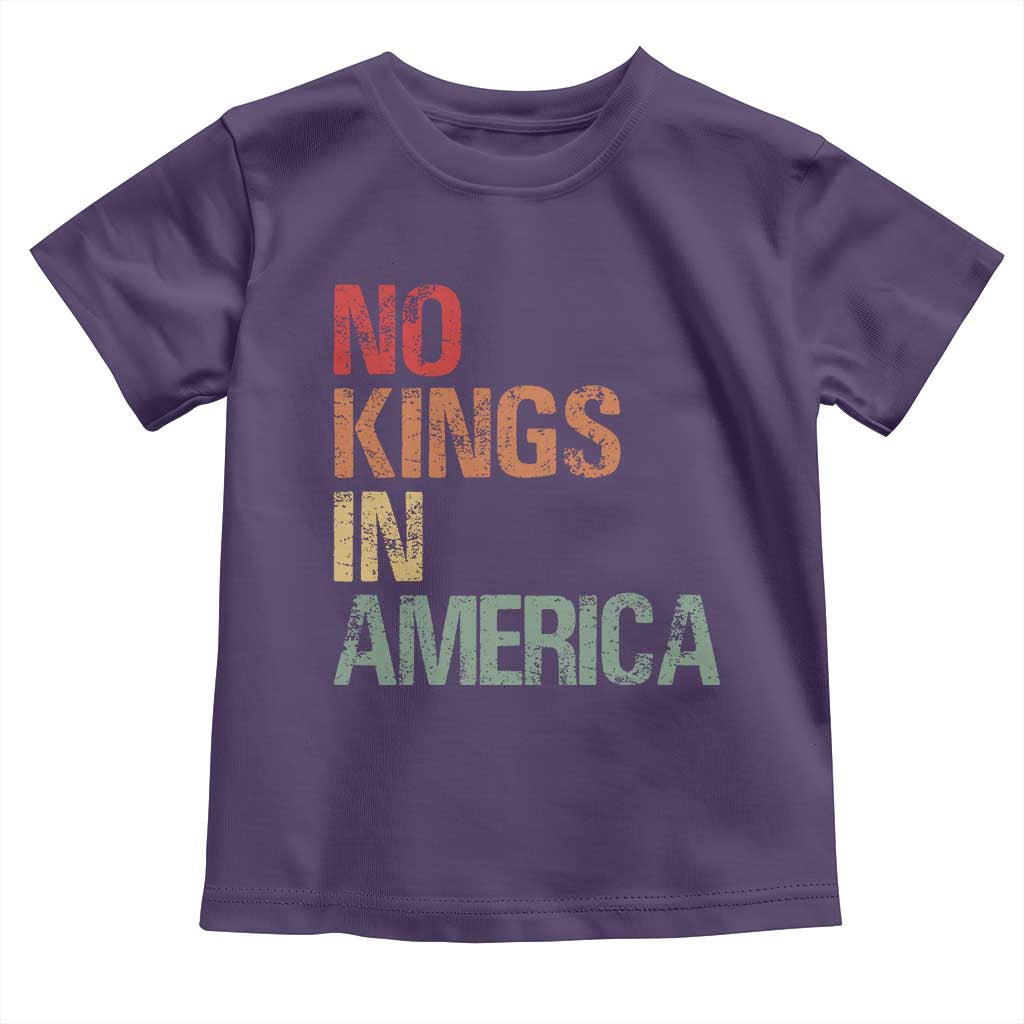 Retro No Kings in America Toddler T Shirt