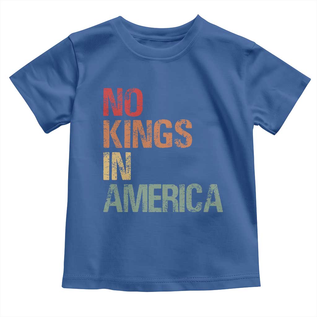 Retro No Kings in America Toddler T Shirt