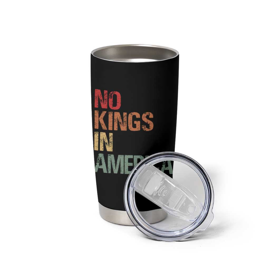 Retro No Kings in America Tumbler Cup