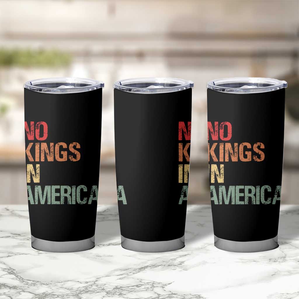 Retro No Kings in America Tumbler Cup
