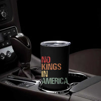 Retro No Kings in America Tumbler Cup