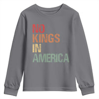 Retro No Kings in America Youth Sweatshirt