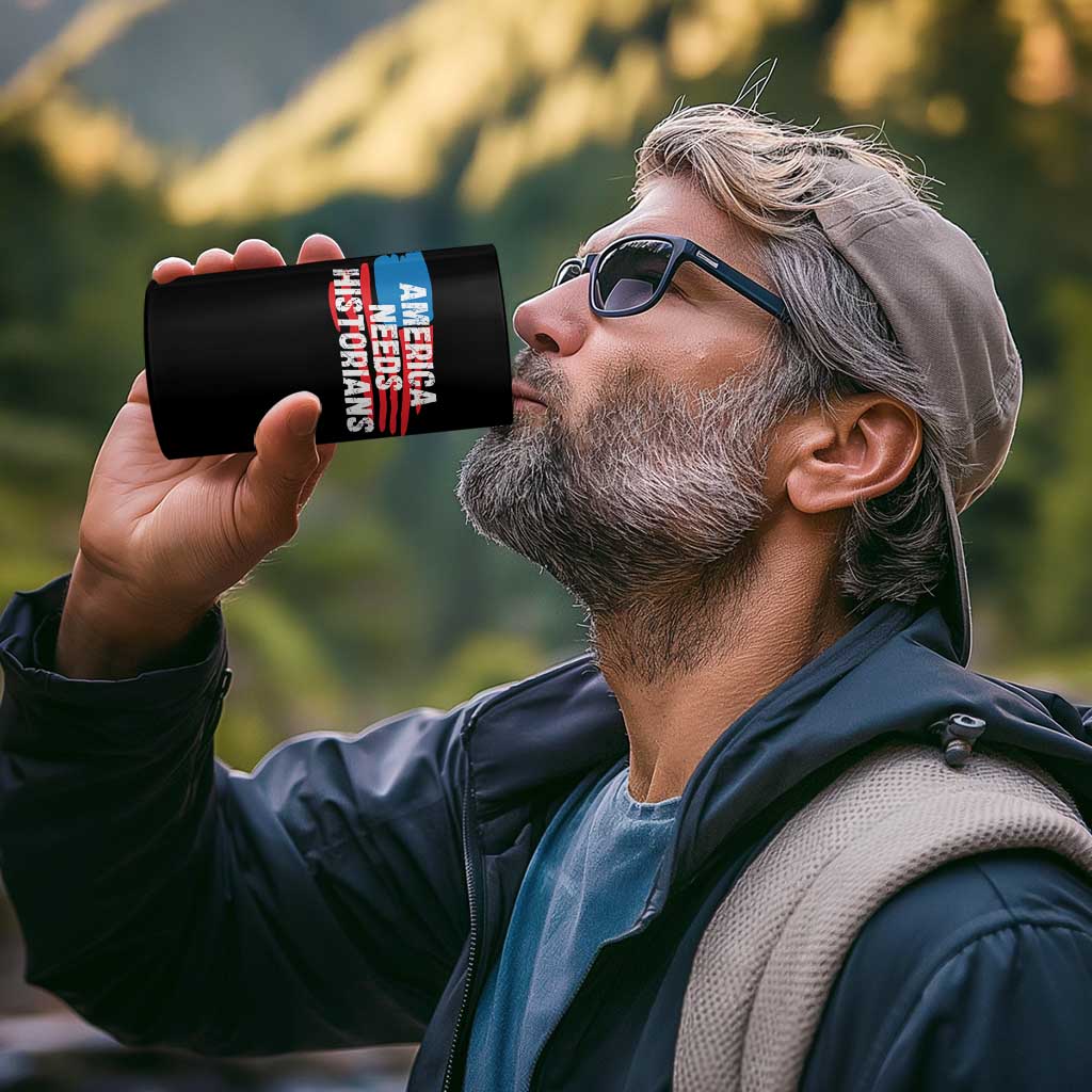 America Needs Historians 4 in 1 Can Cooler Tumbler