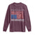 American Flag Upside Down Thomas Jefferson Long Sleeve Shirt When Tyranny Becomes Law Rebellion Becomes Duty