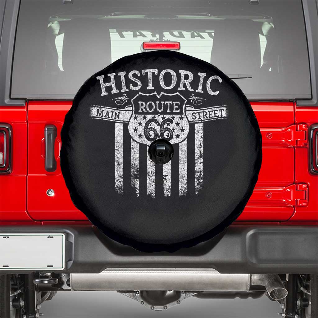 Historic Route 66 Highway Spare Tire Cover Main Street Of America