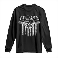 Historic Route 66 Highway Long Sleeve Shirt Main Street Of America