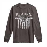 Historic Route 66 Highway Long Sleeve Shirt Main Street Of America
