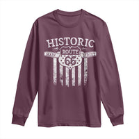 Historic Route 66 Highway Long Sleeve Shirt Main Street Of America