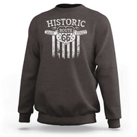 Historic Route 66 Highway Sweatshirt Main Street Of America