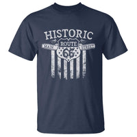 Historic Route 66 Highway T Shirt Main Street Of America