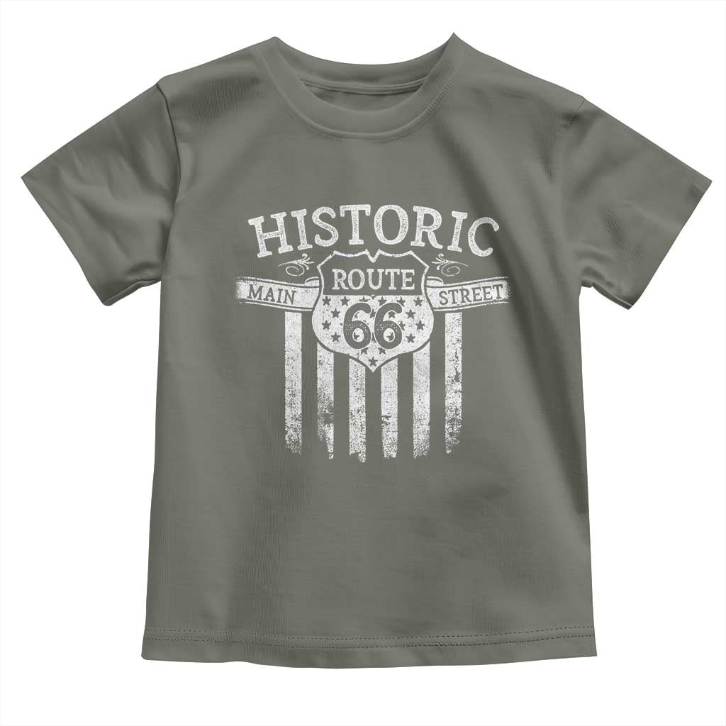 Historic Route 66 Highway Toddler T Shirt Main Street Of America