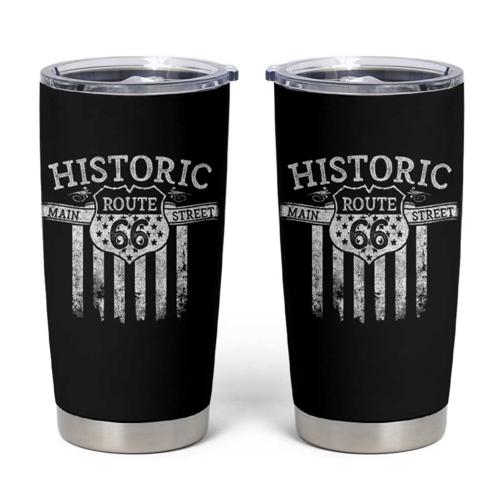 Historic Route 66 Highway Tumbler Cup Main Street Of America