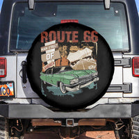 Historic Route 66 Highway Spare Tire Cover Main Street Of America Vintage Car