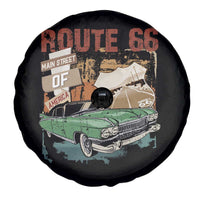 Historic Route 66 Highway Spare Tire Cover Main Street Of America Vintage Car